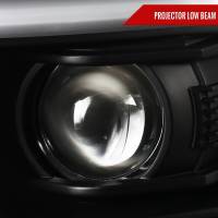Spec'D Tuning Products - Spec-D 2015-2020 Chevrolet Tahoe Suburban/ 2016-2019 Suburban 3500HD LED C-Bar Projector Headlights w/ LED Turn Signal Lights (Matte Black Housing/Clear Lens) - Image 1