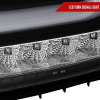 Spec'D Tuning Products - Spec-D 2015-2020 Chevrolet Tahoe Suburban/ 2016-2019 Suburban 3500HD LED C-Bar Projector Headlights w/ LED Turn Signal Lights (Matte Black Housing/Clear Lens) - Image 4