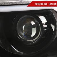 Spec'D Tuning Products - Spec-D 2009-2014 Ford F-150 LED C-Bar Projector Headlights (Jet Black Housing/Clear Lens) - Image 1