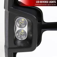 Spec'D Tuning Products - Spec-D 2007-2017 Toyota Tundra/ 2008-2017 Sequoia Chrome Power Heated BSM Manual Extendable Towing Mirrors w/ Smoke Lens LED Turn Signal & Clearance Lights - Image 3