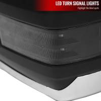 Spec'D Tuning Products - Spec-D 2007-2017 Toyota Tundra/ 2008-2017 Sequoia Chrome Power Heated BSM Manual Extendable Towing Mirrors w/ Smoke Lens LED Turn Signal & Clearance Lights - Image 4