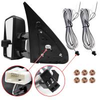 Spec'D Tuning Products - Spec-D 2007-2017 Toyota Tundra/ 2008-2017 Sequoia Chrome Power Heated BSM Manual Extendable Towing Mirrors w/ Smoke Lens LED Turn Signal & Clearance Lights - Image 6