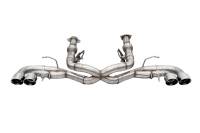 Corsa 2020-25 Corvette C8 3in Xtreme Cat-Back Exhaust 4.5in Pol Quad Tips - Deletes stock AFM Valve