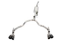 Corsa 2021-2025 Suburban / Yukon XL 6.2L 4WD Dual Rear 3in to 2.75in Sport Cat-Back DW 4in BLK Tips