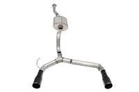 Corsa 21-25 Ford Bronco 2.7L 4-Door 2.75in Cat-Back Dual Rear Exhaust w/ 4in Straight-Cut Black Tips