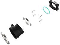 aFe Power (Advanced FLOW Engineering) - aFe 2020 Vette C8 Silver Bullet Aluminum Throttle Body Spacer / Works With aFe Intake Only - Black - Image 2