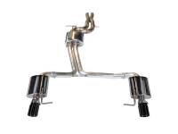 AWE Audi C7 A6 3.0T Touring Edition Exhaust - Dual Outlet Diamond Black Tips