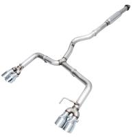 AWE Subaru WRX/STI VA/GV Sedan Track Edition Exhaust - Chrome Silver Tips (102mm)