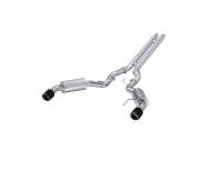 MBRP 15-17 Ford Mustang GT 5L(Coupe) 3in Catback Dual Split Rear w/ 4.5in Carbon Fiber Tips (Street)