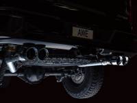 AWE Tuning - AWE 22-23 GMC Sierra 1500 AT4X 6.2L 0FG Catback Split Dual (Flat Bumper) - Chrome Silver Tips - Image 4