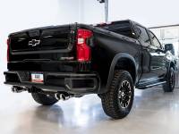 AWE Tuning - AWE 22-23 GMC Sierra 1500 AT4X 6.2L 0FG Catback Split Dual (Flat Bumper) - Chrome Silver Tips - Image 5