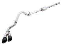 AWE 4th Gen GM 1500 5.3L 0FG Catback Dual Side Exit (Flat Bumper) - Diamond Tips