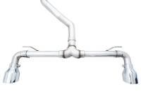 AWE Tuning - AWE 2022 VW GTI MK8 Touring Edition Exhaust - Chrome Silver Tips - Image 12