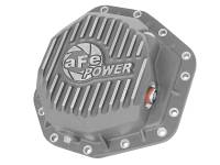 aFe Street Ser Rear Diff Cover Raw w/Mach Fin 2017 Ford Diesel Trucks V8-6.7L(td) Dana M275-14