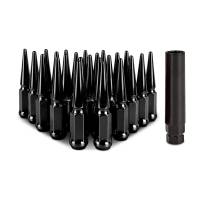 Mishimoto - Mishimoto Mishimoto Steel Spiked Lug Nuts M12 x 1.5 24pc Set Black - Image 1