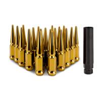 Mishimoto - Mishimoto Steel Spiked Lug Nuts M12x1.5 20pc Set - Gold - Image 1