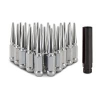 Mishimoto - Mishimoto Mishimoto Steel Spiked Lug Nuts M12 x 1.5 24pc Set Chrome - Image 1
