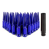Mishimoto - Mishimoto Mishimoto Steel Spiked Lug Nuts M14 x 1.5 32pc Set Blue - Image 1