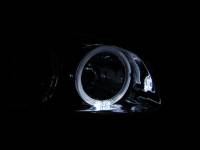 ANZO Headlights, Tail Lights and More  - ANZO 2000-2001 Toyota Camry Crystal Headlights w/ Halo Black - Image 2