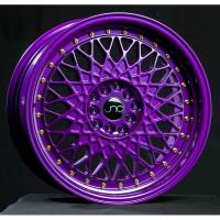 JNC Wheels Rim JNC031 Candy Purple Gold Rivets 16x8 4x100/4x114.3 ET20