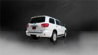 CORSA Performance - Corsa 2008-2017 Toyota Sequoia 5.7L V8 Touring Cat-Back Exhaust w/Black 4in Tip - Image 2