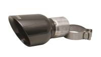 Corsa 2009-2019 Single Universal 3.0in Inlet / 4.5in Outlet Black PVD Pro-Series Tip Kit