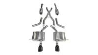 Corsa 2011-2024 Dodge Durango 5.7L V8 Black Sport Dual Rear Cat-Back Exhaust