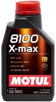 Motul 1L Synthetic Engine Oil 8100 0W40 X-MAX - Porsche A40 - Case of 12