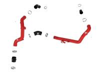 aFe Power (Advanced FLOW Engineering) - aFe Bladerunner 2-1/4 IN Aluminum Hot Charge Pipe Black 20-23 Ford Explorer/Explorer ST - Red - Image 2