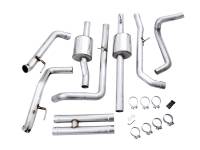 AWE Tuning - AWE 22-23 GMC Sierra 1500 AT4X 6.2L 0FG Catback Split Dual (Flat Bumper) - Bashguard(No Tips) - Image 12