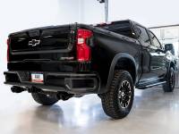 AWE Tuning - AWE 22-23 GMC Sierra 1500 AT4X 6.2L 0FG Catback Split Dual (Flat Bumper) - Diamond Black Tips - Image 5