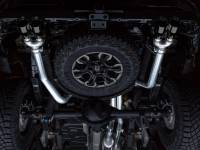 AWE Tuning - AWE 22-23 GMC Sierra 1500 AT4X 6.2L 0FG Catback Split Dual (Flat Bumper) - Diamond Black Tips - Image 9