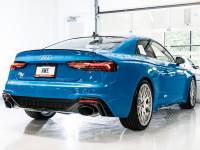 AWE Tuning - AWE Audi B9.5 RS5 Sportback Non-Resonated Touring Edition Exhaust - RS-Style Diamond Blk Tips - Image 4