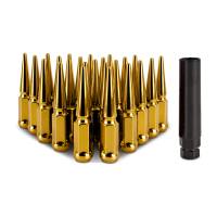 Mishimoto - Mishimoto Mishimoto Steel Spiked Lug Nuts M14 x 1.5 24pc Set Gold - Image 1