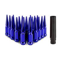 Mishimoto - Mishimoto Steel Spiked Lug Nuts M12x1.5 20pc Set - Blue - Image 1