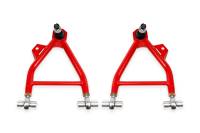 BMR 94-04 Mustang Lower A-Arms (Coilover Only) w/ Adj. Rod End and STD. Ball Joint - Red