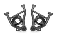 BMR 82-92 F-Body A-arms Lower DOM, Non-adj Delrin Bushings Spring Pocket - Black Hammertone