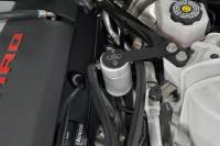 J&L Oil Separator Co - J&L 16-22 Chevrolet Camaro LT1 6.2L Drivers Side Oil Separator 3.0 - Clear Anodized - Image 2