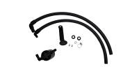 J&L Oil Separator Co - J&L 2022+ Toyota Tundra 3.5L Turbo Oil Separator 3.0 Driver Side - Black Anodized - Image 1