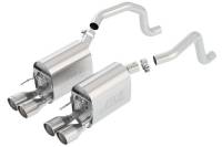 Borla - Borla 09-12 Corvette Coupe/Conv 6.2L 8cyl 6spd RWD inS-Type IIin Exhaust (rear section only) - Image 1