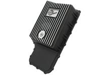 aFe Transmission Pan Black Machined 11-14 Ford 6R140 Trucks V8 6.7L (td)