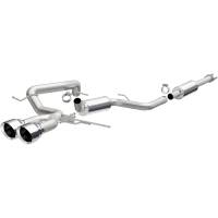 MagnaFlow Exhaust Products - MagnaFlow 13 Ford Focus 2.0L Turbocharged ST Dual Center Rear Exit Stainless Cat Back Perf Exhaust - Image 1