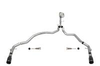 CORSA Performance - Corsa 2021-2025 Ford F-150 Regular Cab/6.5in Bed 5.0L V8 Xtreme Cat-Back Dual Rear Exit-Black PVD - Image 1