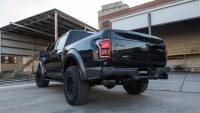 CORSA Performance - Corsa 2017-2020 Ford F-150 Raptor 3.5L Sport Cat-Back Dual Rear Exit w/ 5in Gunmetal Tip - Image 3