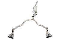 Corsa 2021-2025 Suburban/GMC Yukon XL 6.2L 4WD Dual Rear 3/2.75in Sport Cat-Back DW 4in Pol Tips
