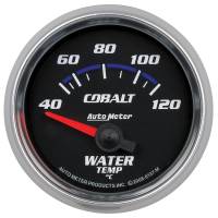 AutoMeter Cobalt 52mm Short Sweep Electronic 40-120 Deg C Water Temprature Gauge