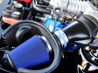 Airaid - Airaid 10-14 Ford Mustang Shelby 5.4L Supercharged Direct Replacement Filter - Dry / Blue Media - Image 2