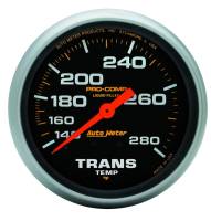 AutoMeter Liquid Filled Mechanical 66.7mm 140-280 deg F Termperature Gauge Includes 8 ft Tubing