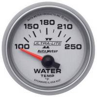 AutoMeter Ultra-Lite II 52mm 100-250 Deg F Short Sweep Electronic Water Temp Gauge
