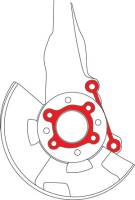 SPC Performance - SPC Performance 09-14 Hyundai Genesis +1.25 Camber Shim - Image 2